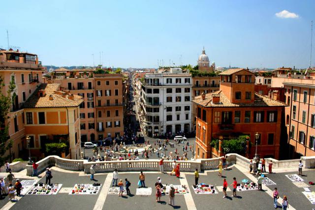 Plaza de España en Roma