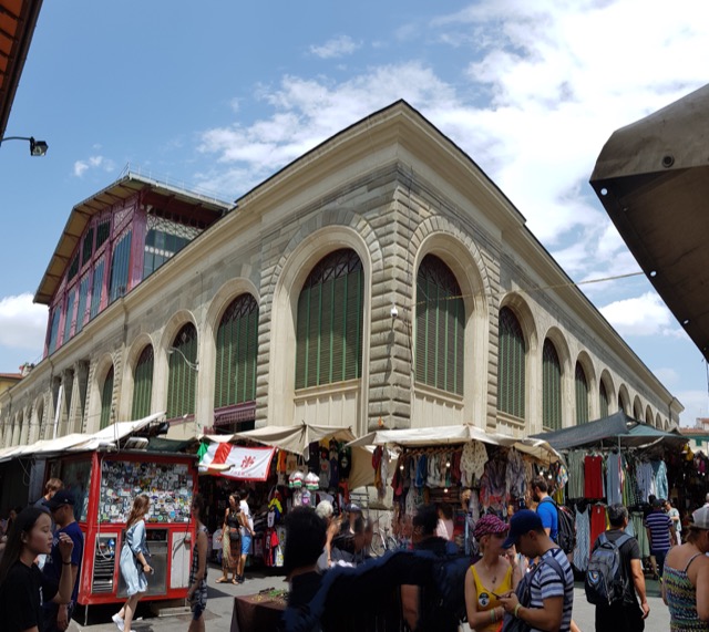 Mercado central en Florencia