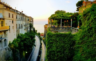 Sorrento Vistas atardecer