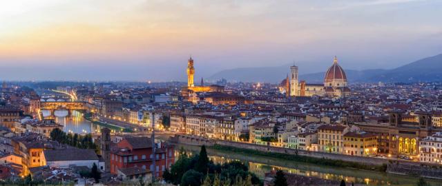 Florencia al atardecer