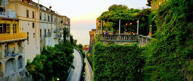 Sorrento Vistas atardecer