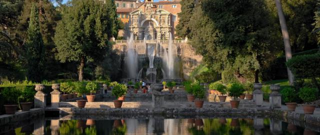 Villa del este en Tívoli