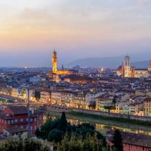 Florencia al atardecer