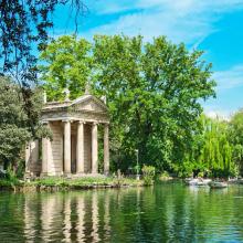 Lago en Villa Borghese